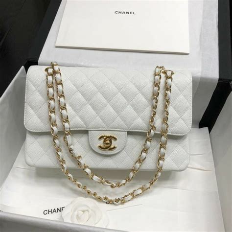 chanel handbags white|Chanel white bag 2020.